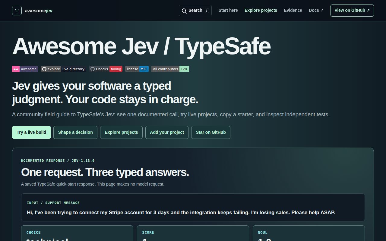 Screenshot of awesome-typesafe-jev (abdelstark.github.io/awesome-typesafe-jev)