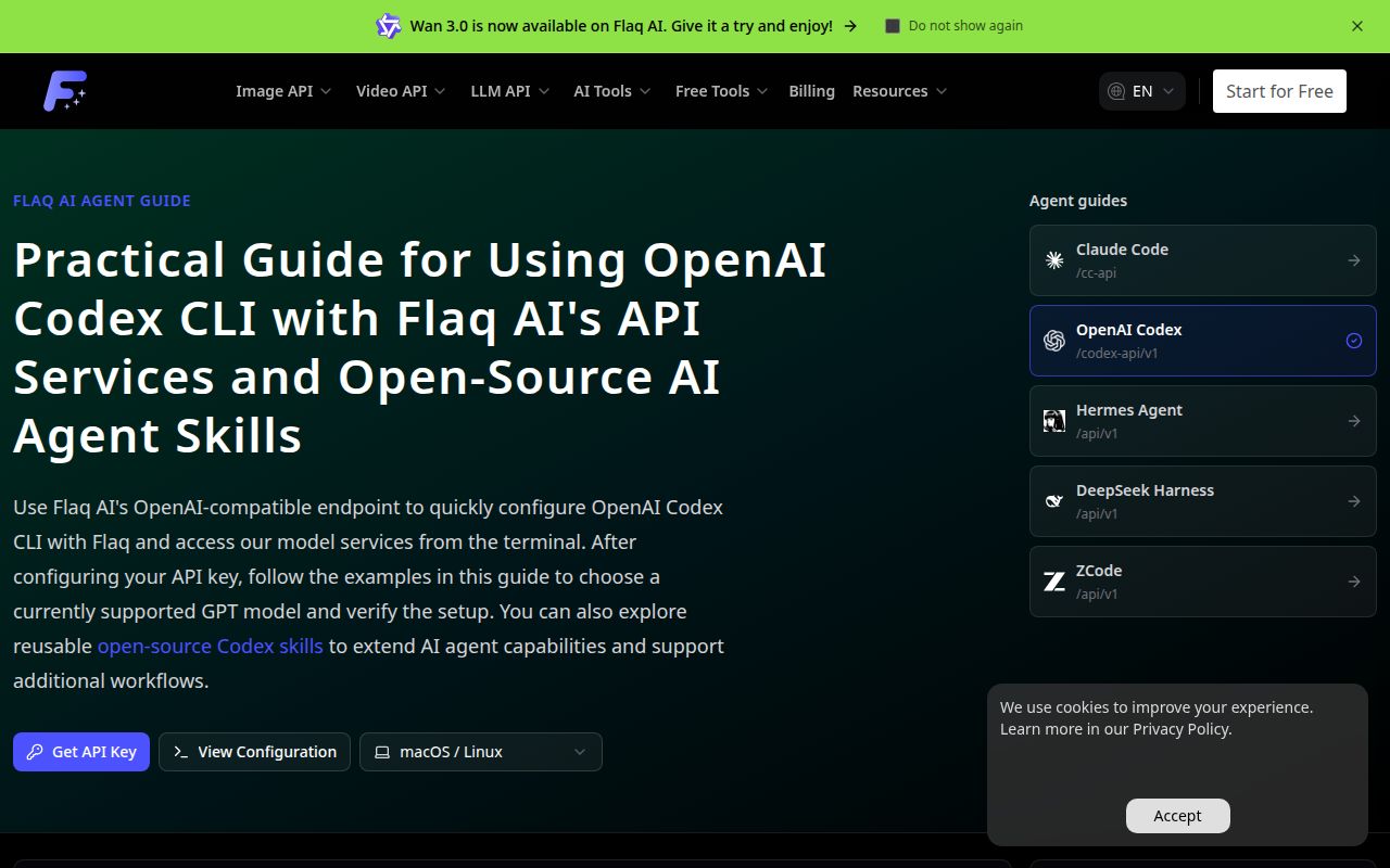 Screenshot of backlink_skills (flaq.ai/openai-codex-guide)