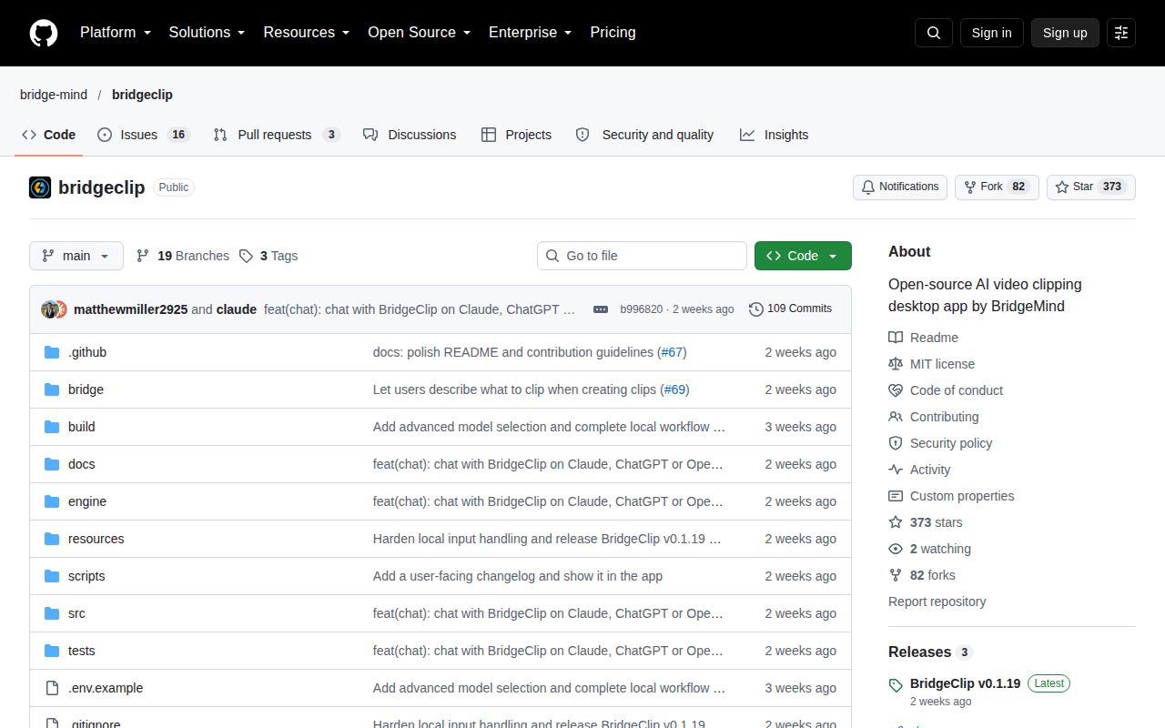 Screenshot of bridgeclip (github.com/bridge-mind/bridgeclip)