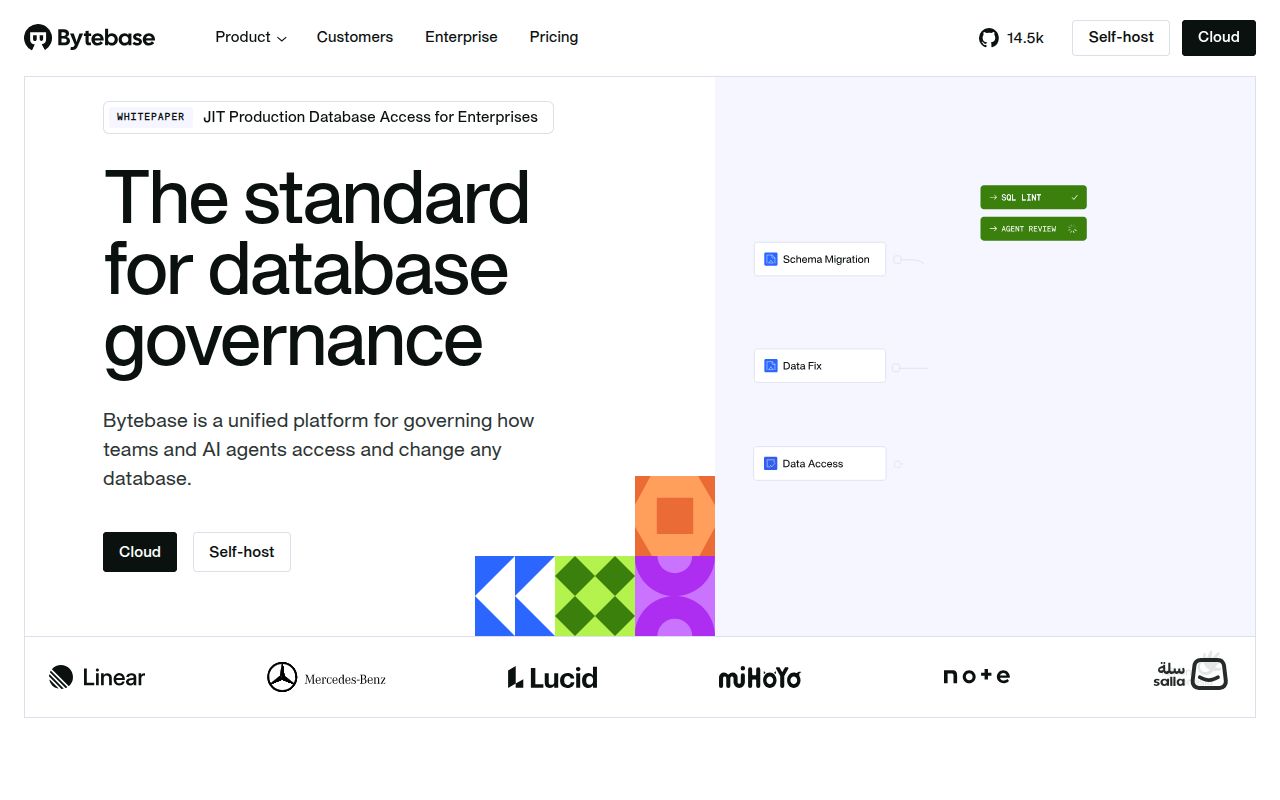 Screenshot of bytebase (www.bytebase.com)