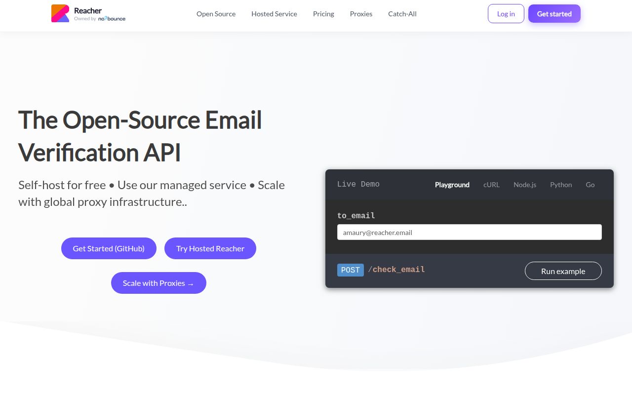 Screenshot of check-if-email-exists (reacher.email)