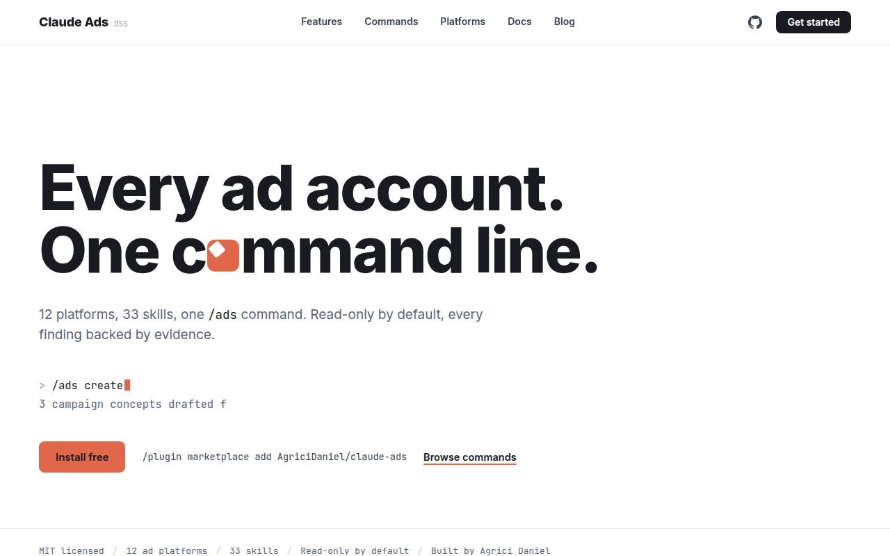 Screenshot of claude-ads (claude-ads.md)