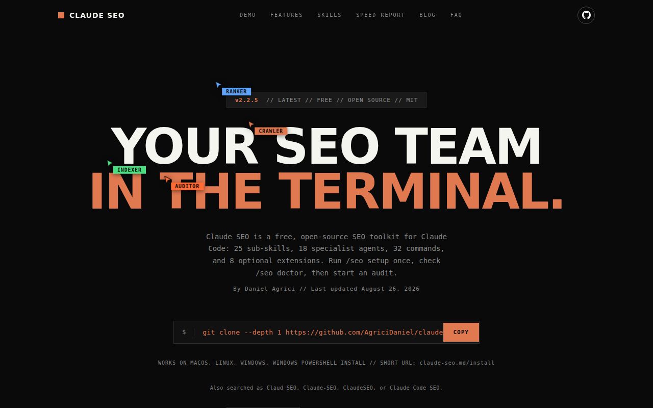 Screenshot of claude-seo (claude-seo.md)