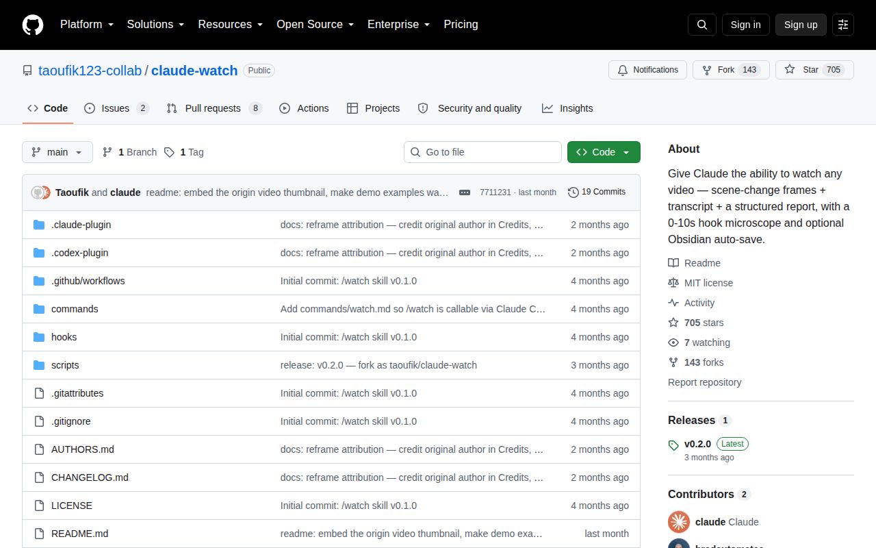 Screenshot of claude-watch (github.com/taoufik123-collab/claude-watch)
