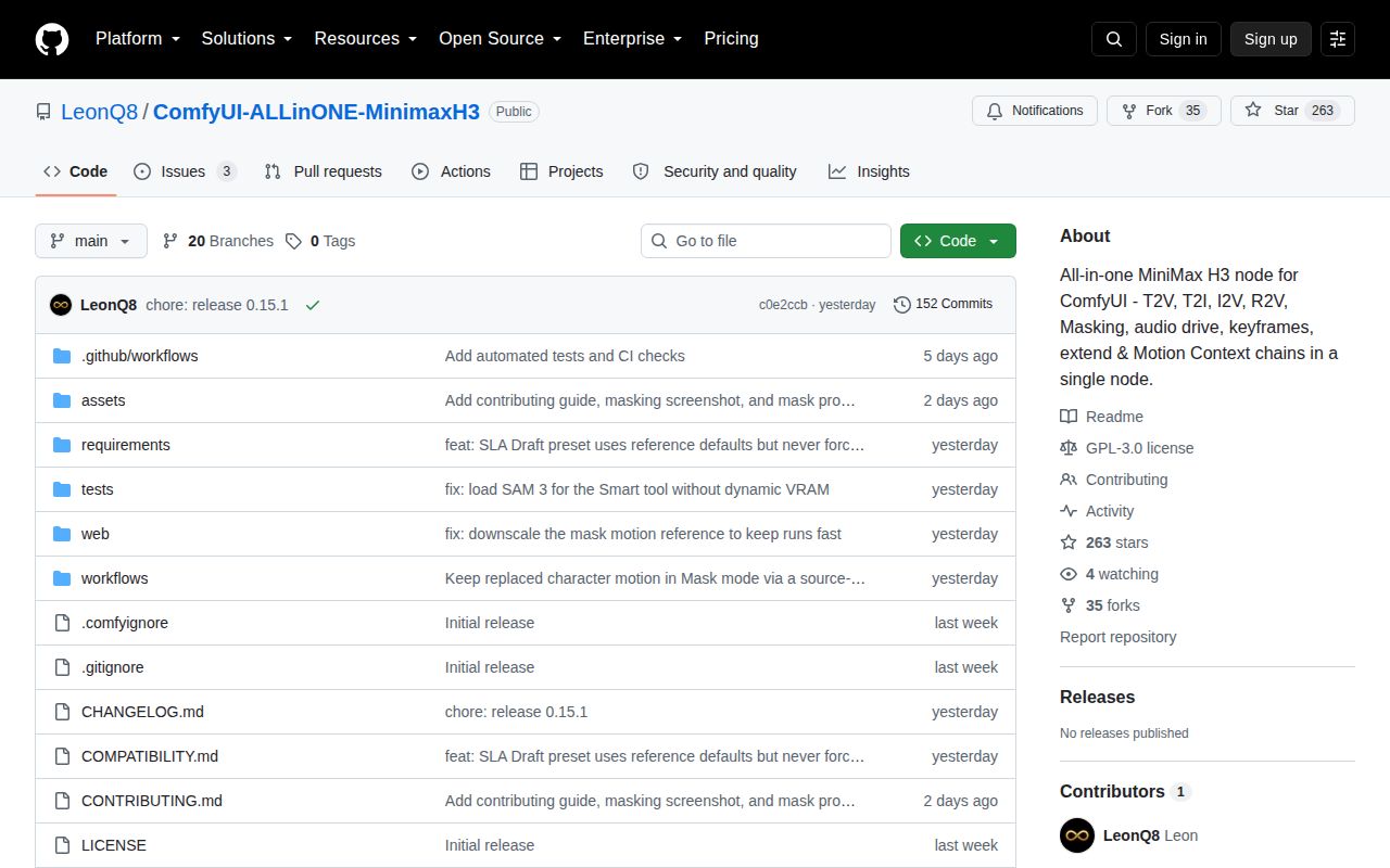 Screenshot of ComfyUI-ALLinONE-MinimaxH3 (github.com/LeonQ8/ComfyUI-ALLinONE-MinimaxH3)