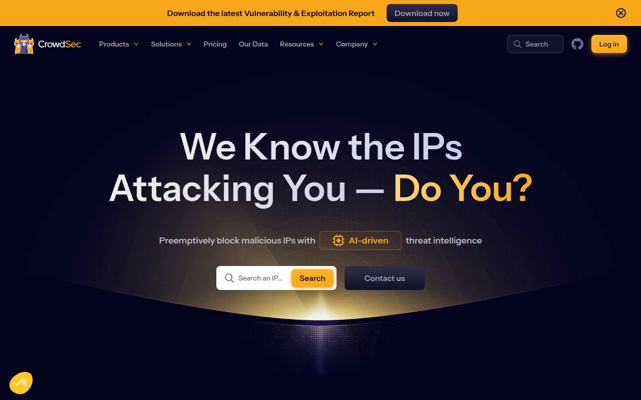 Screenshot of crowdsec (crowdsec.net)