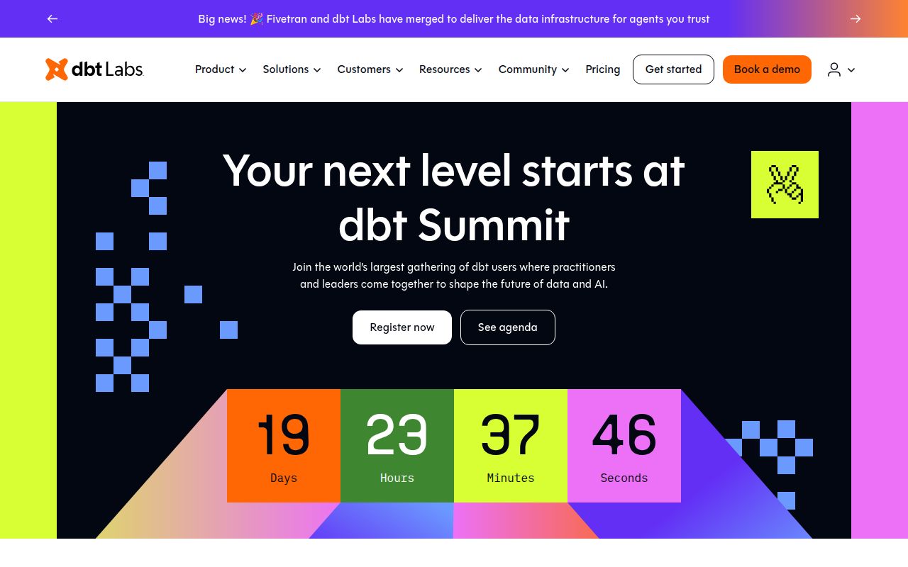 Screenshot of dbt-core documentation