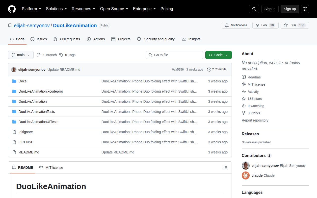 Screenshot of DuoLikeAnimation (github.com/elijah-semyonov/DuoLikeAnimation)