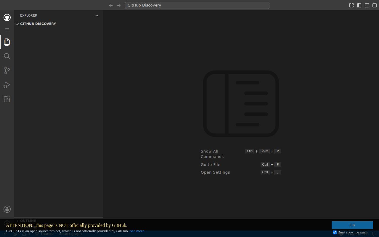 Screenshot of github1s (github1s.com)