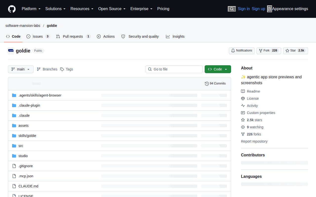 Screenshot of goldie (github.com/software-mansion-labs/goldie)