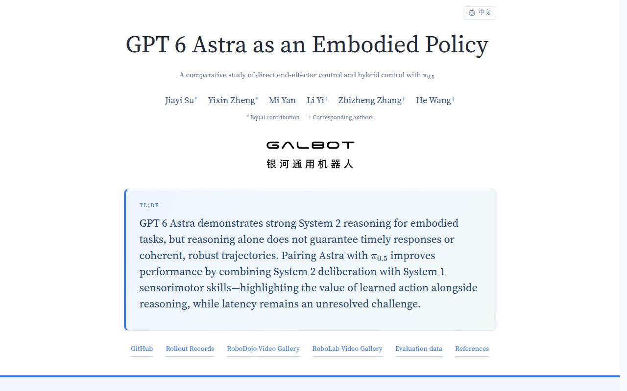 Screenshot of GPT-as-Policy (anonymous-report-421.github.io/public-website/?view=1)