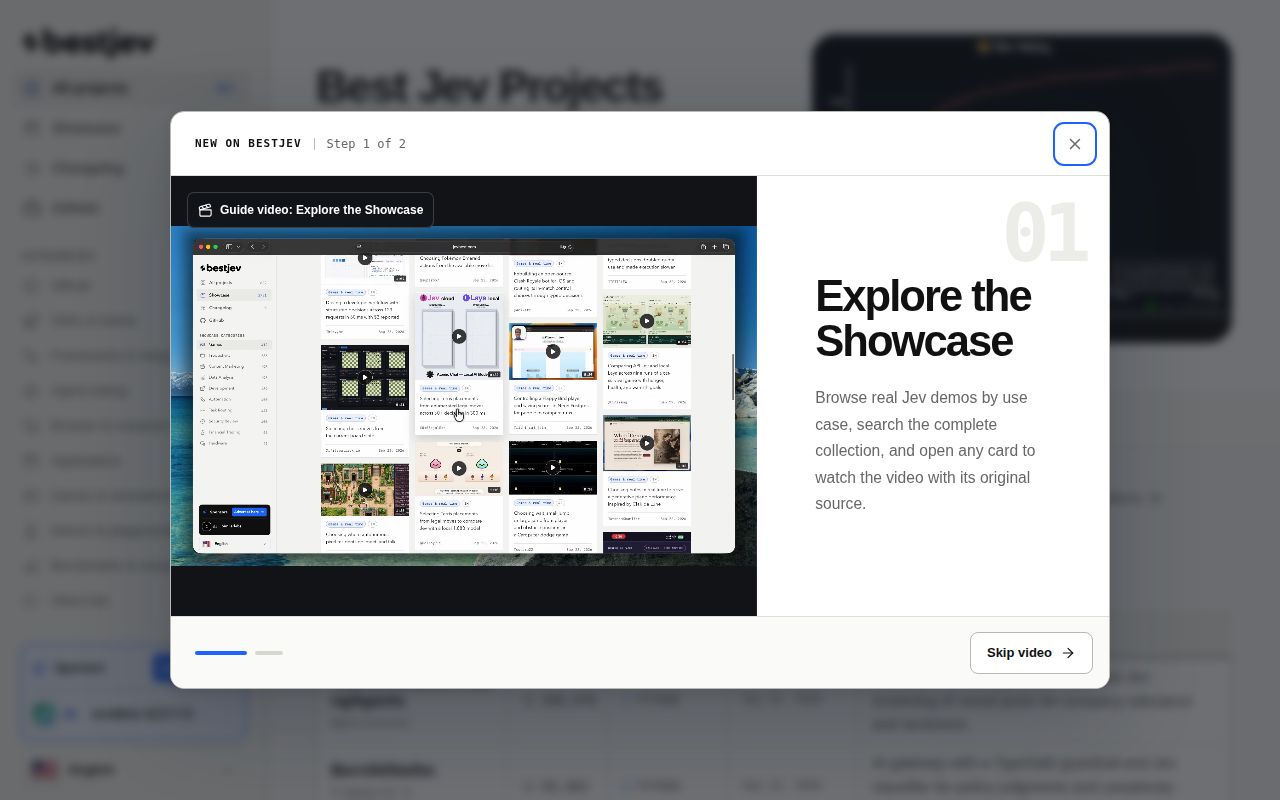 Screenshot of awesome-jev (jevbest.com)