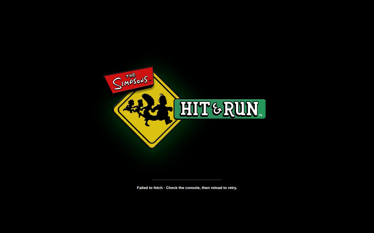 Screenshot of hit-and-run-web (vheissu.github.io/hit-and-run-web)