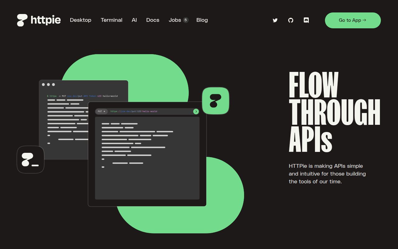 Screenshot of cli (httpie.io)