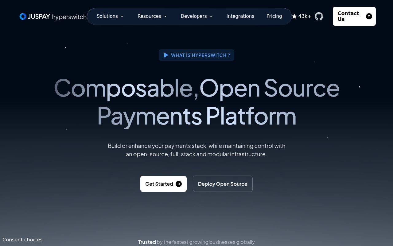 Screenshot of hyperswitch (hyperswitch.io)
