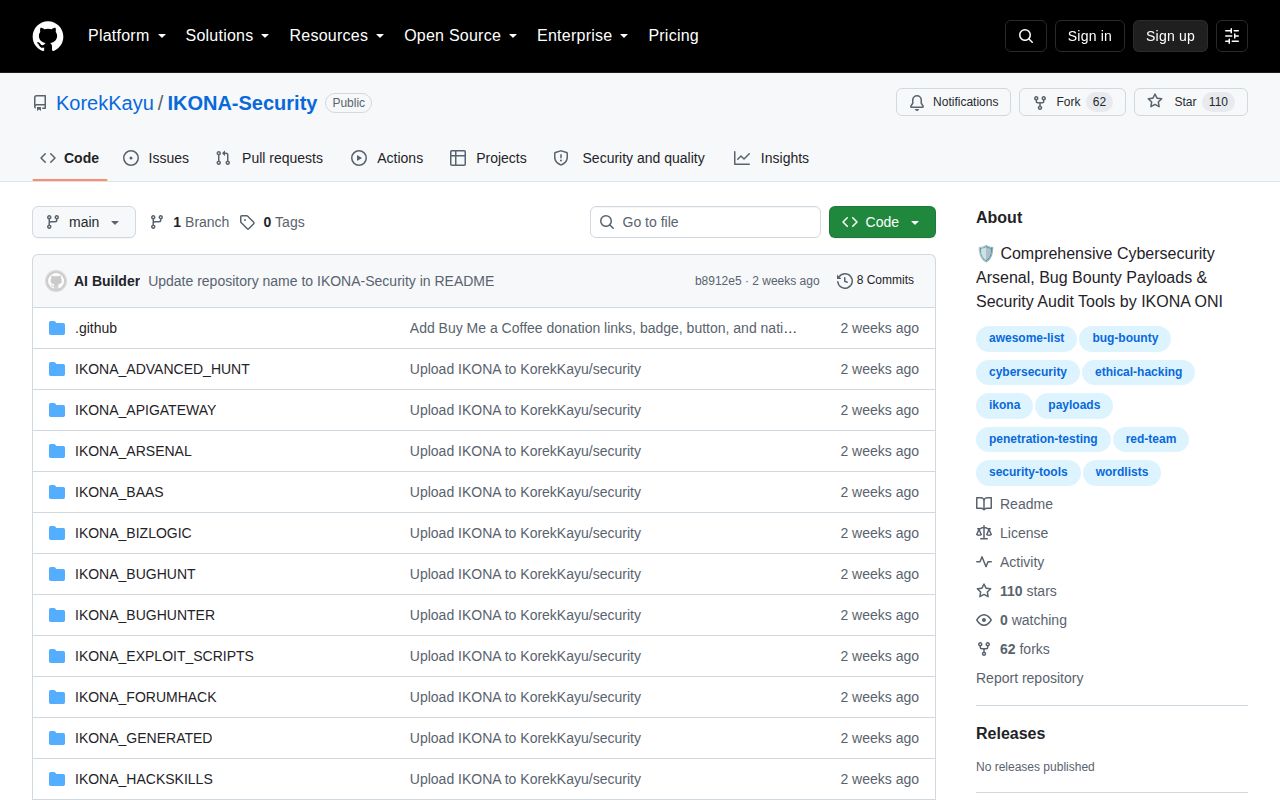 Screenshot of IKONA-Security (github.com/KorekKayu/IKONA-Security)