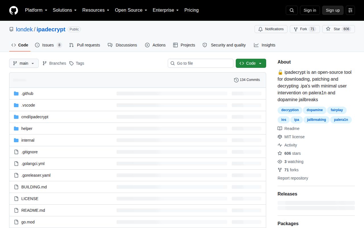Screenshot of ipadecrypt (github.com/londek/ipadecrypt)