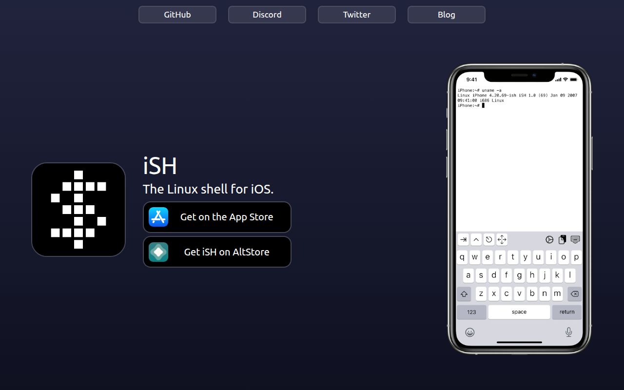 Screenshot of ish (ish.app)