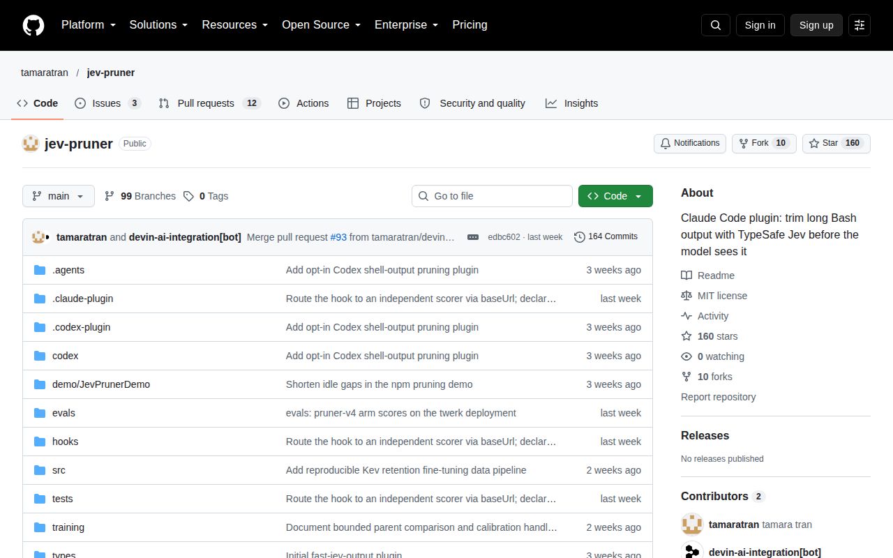 Screenshot of jev-pruner (github.com/tamaratran/jev-pruner)