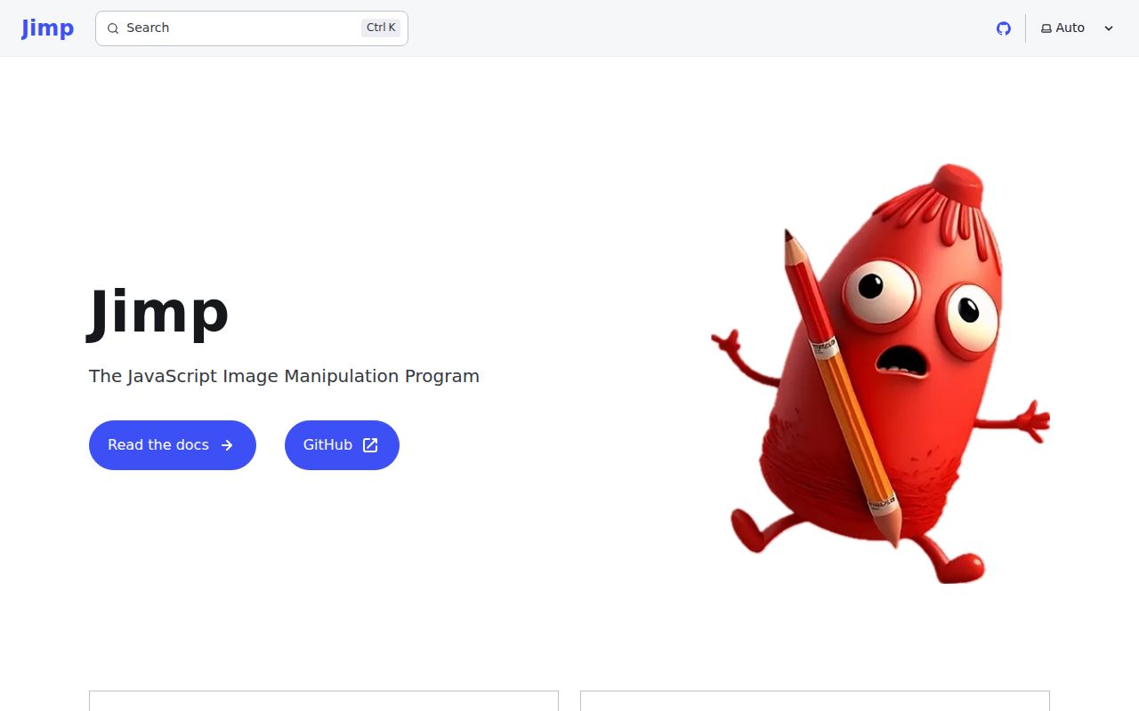 Screenshot of jimp documentation