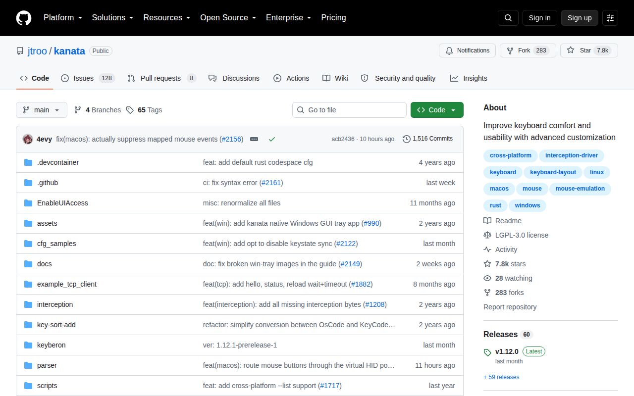 Screenshot of kanata (github.com/jtroo/kanata)