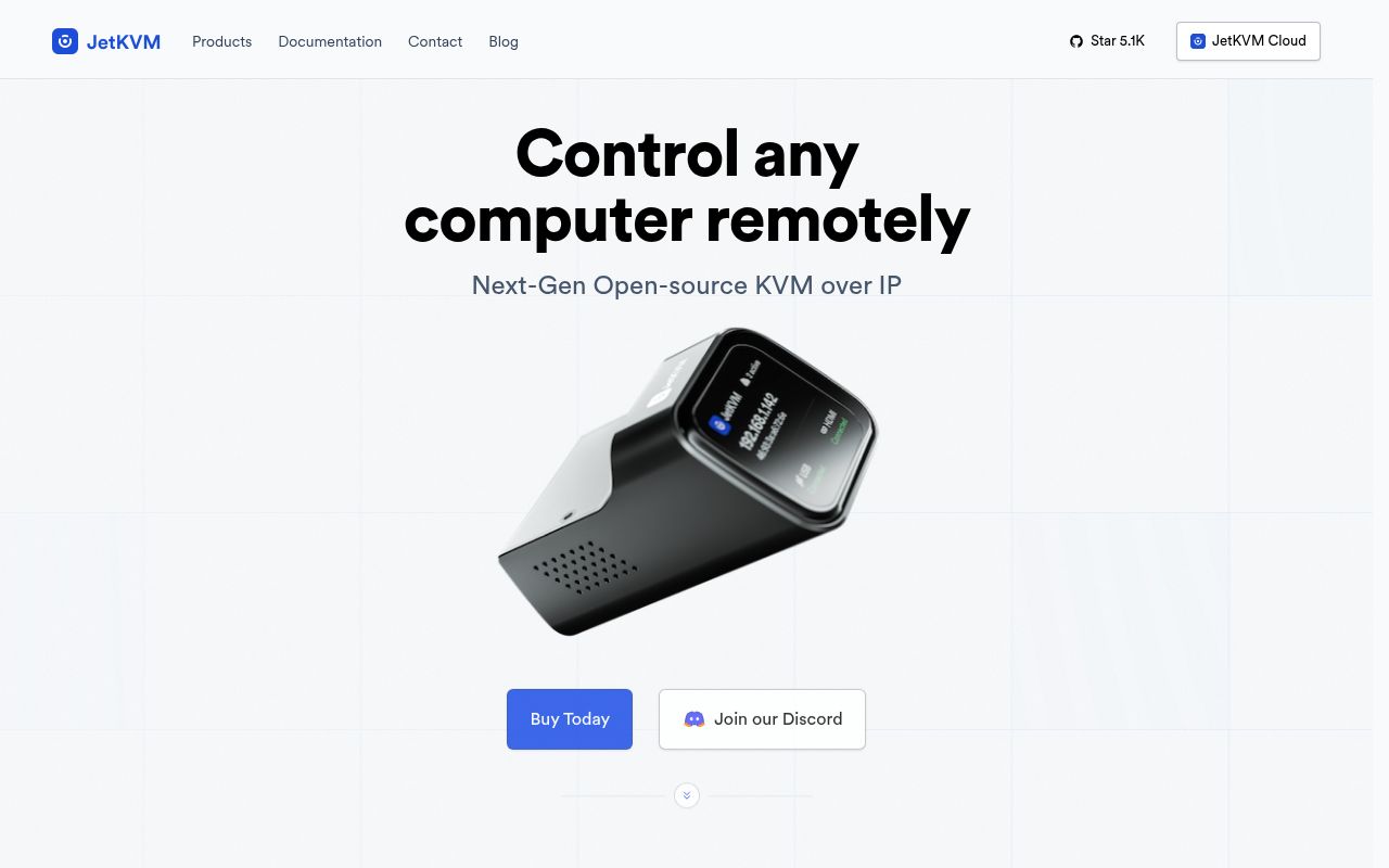 Screenshot of kvm (jetkvm.com)