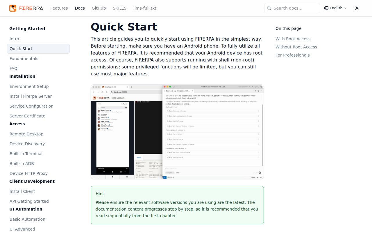 Screenshot of lamda (device-farm.com)