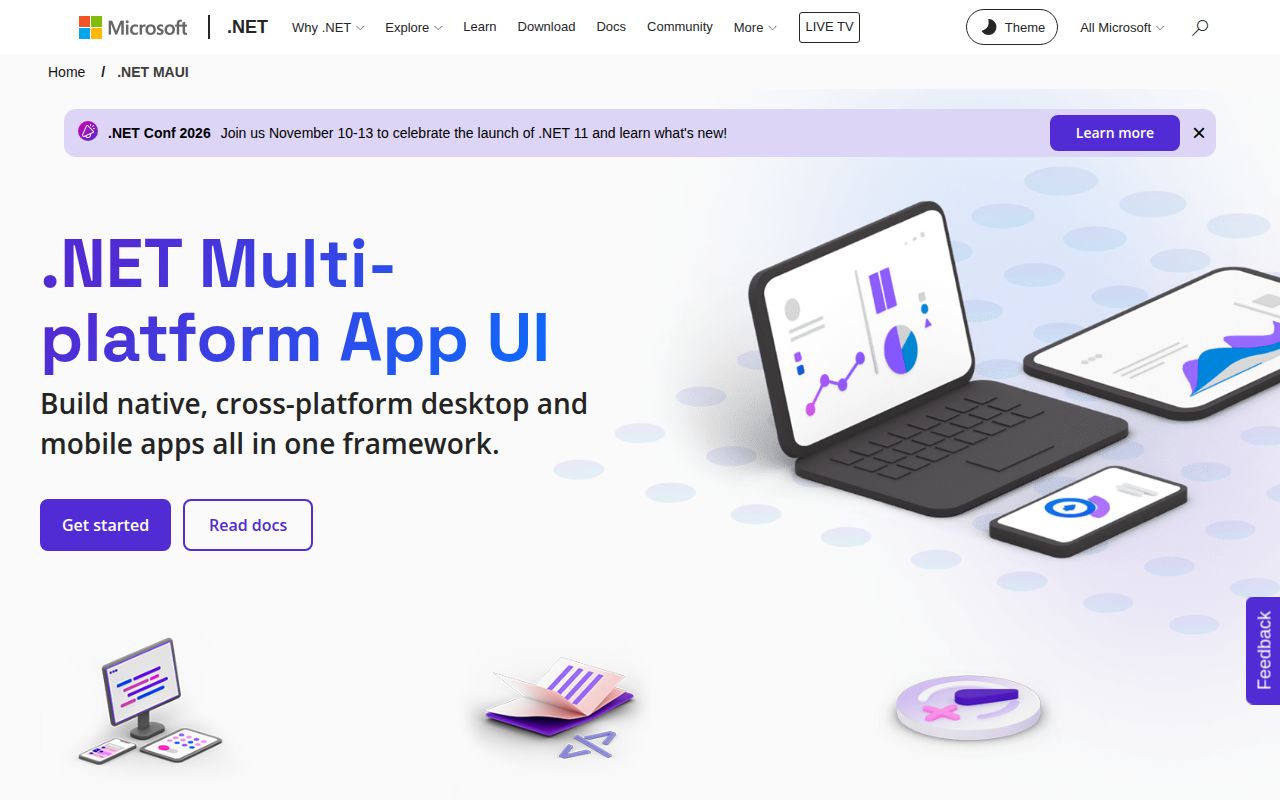 Screenshot of maui (dot.net/maui)