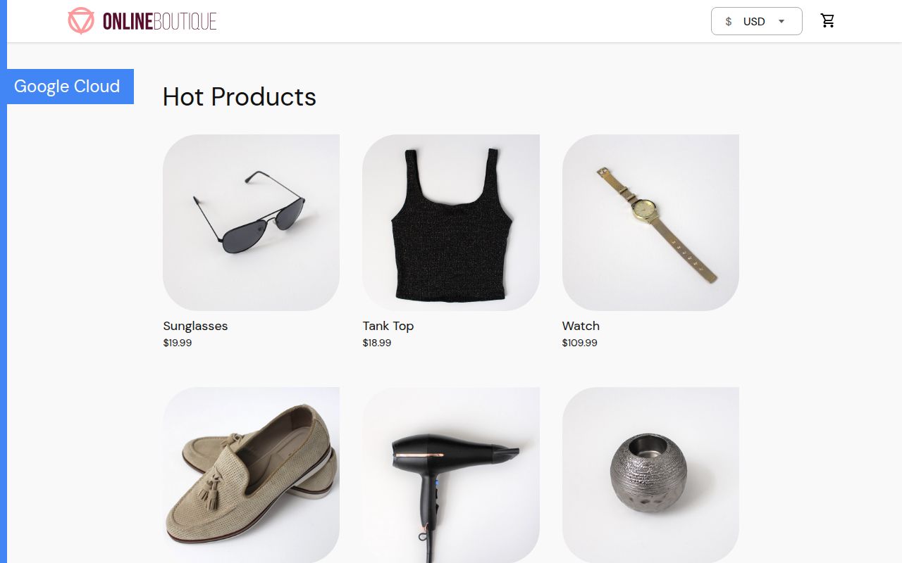 Screenshot of microservices-demo (cymbal-shops.retail.cymbal.dev)