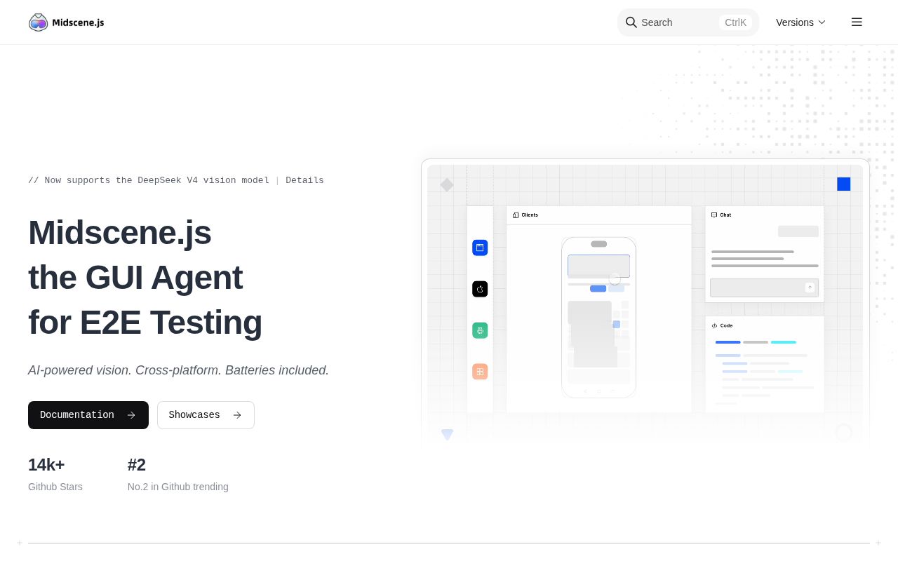 Screenshot of midscene (midscenejs.com)