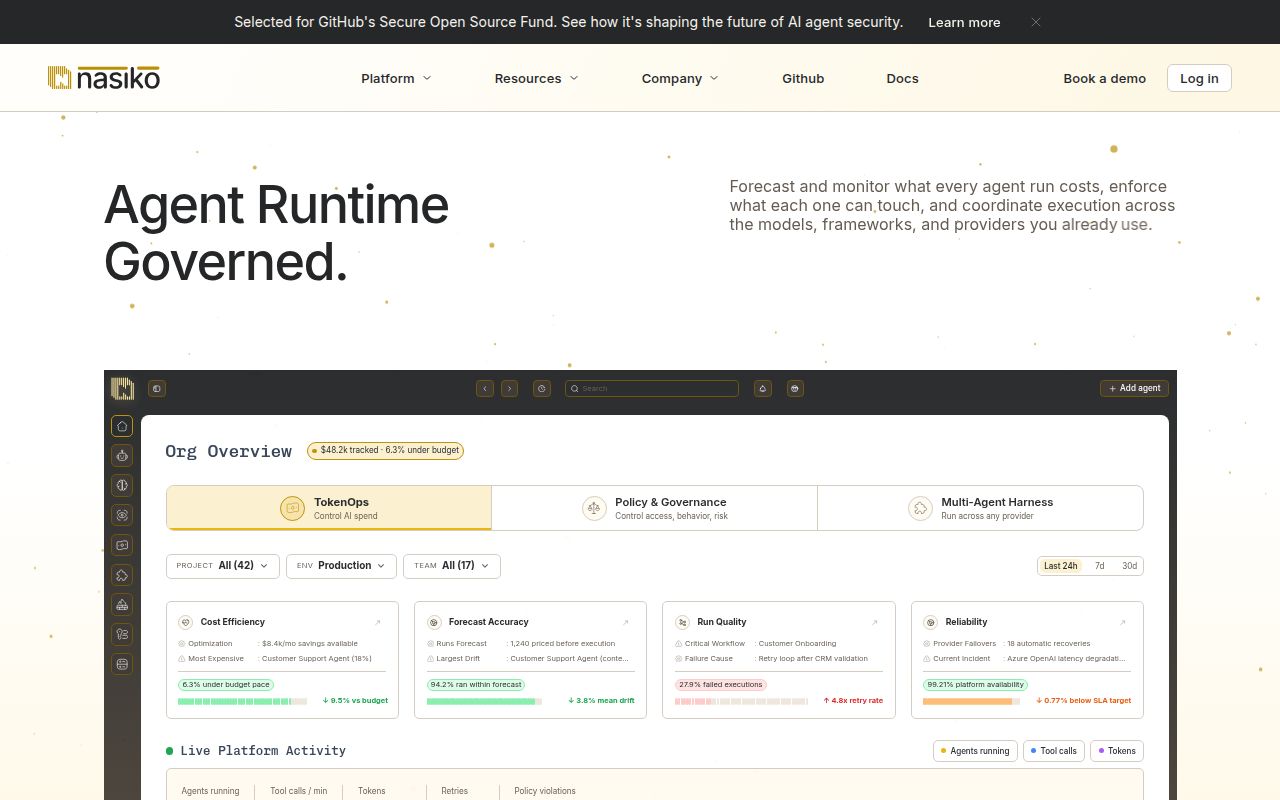 Screenshot of nasiko (www.nasiko.com)