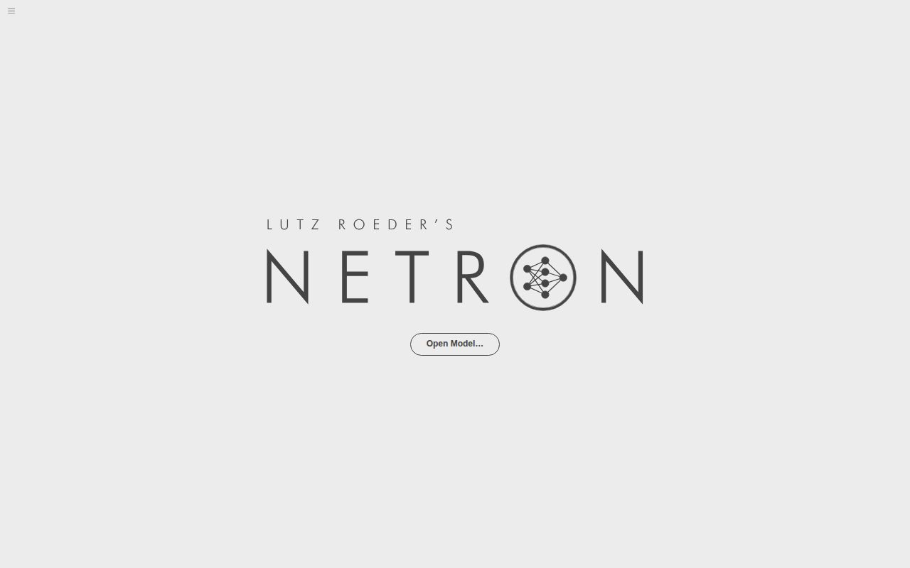 Screenshot of netron (netron.app)
