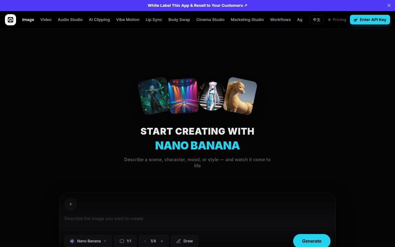 Screenshot of Open-Generative-AI (muapi.ai/open-generative-ai?utm_source=github&utm_medium=about&utm_campaign=open-generative-ai)