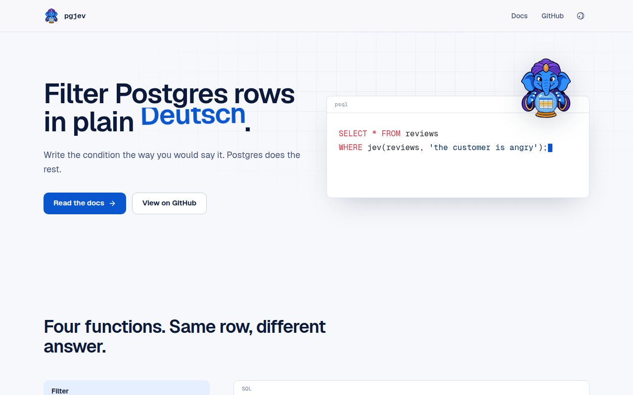Screenshot of pg-jev (pgjev.com)