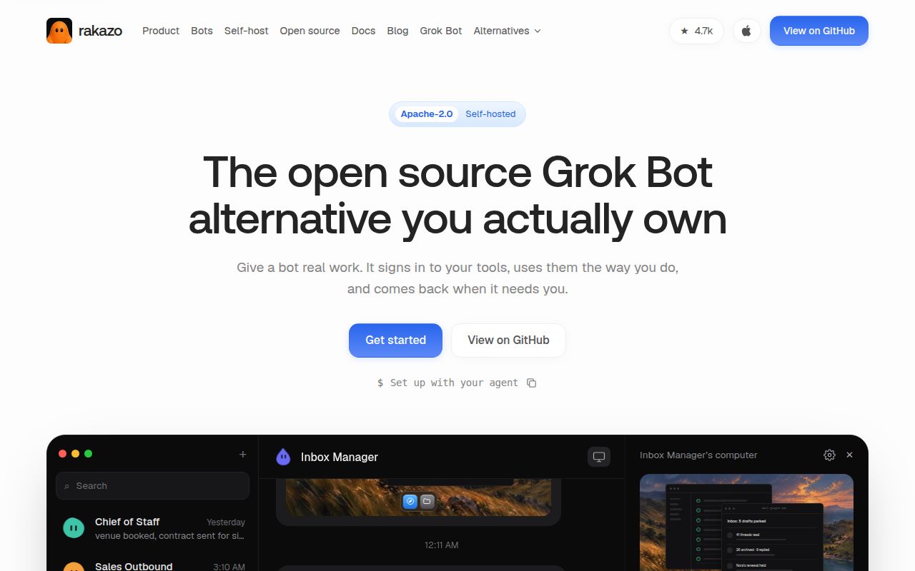Screenshot of rakazo (rakazo.com)