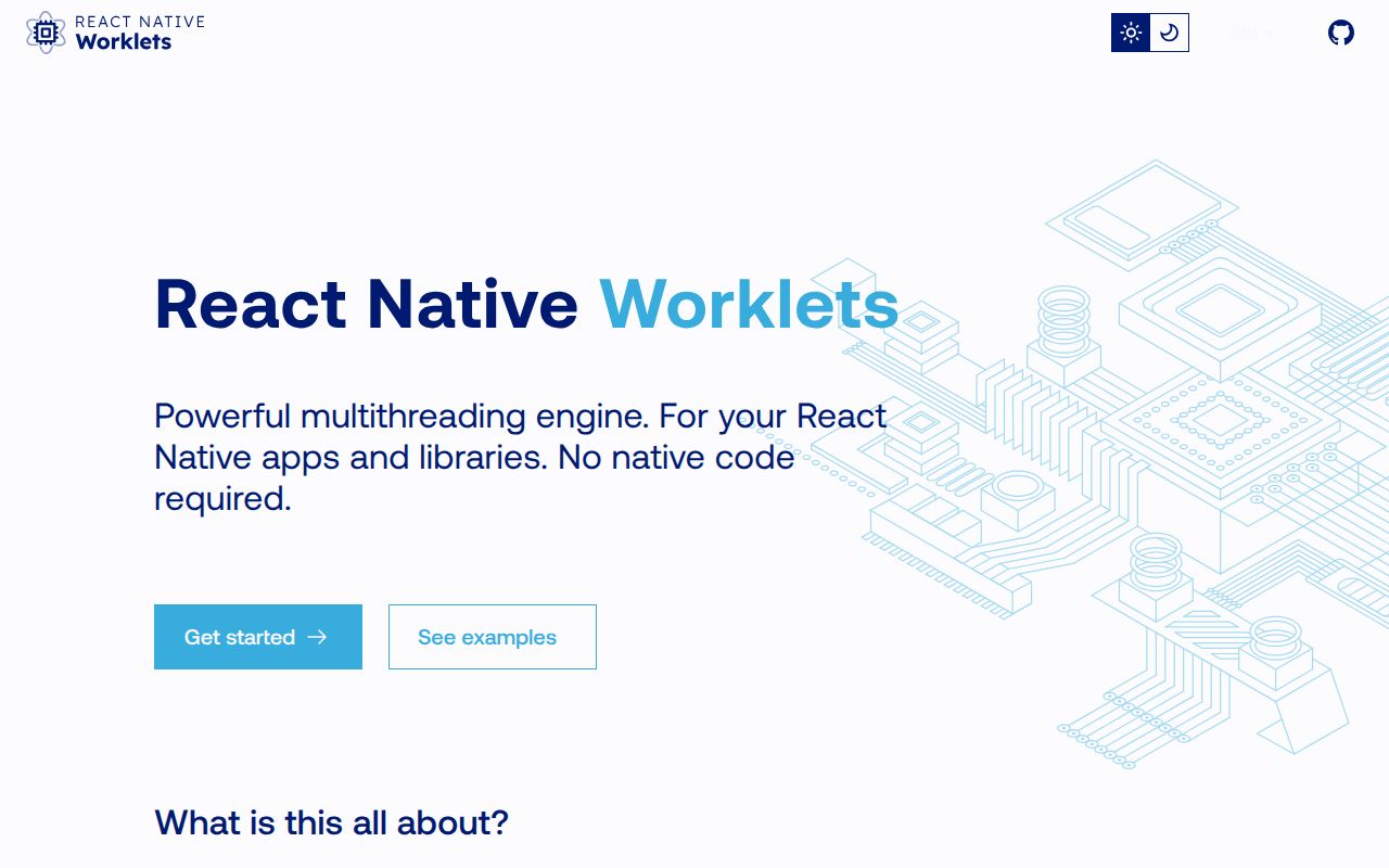 Screenshot of react-native-worklets documentation