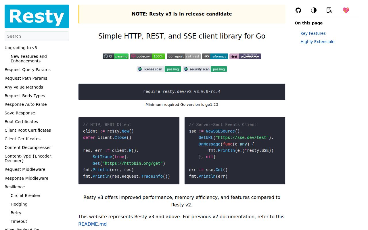 Screenshot of resty (resty.dev)