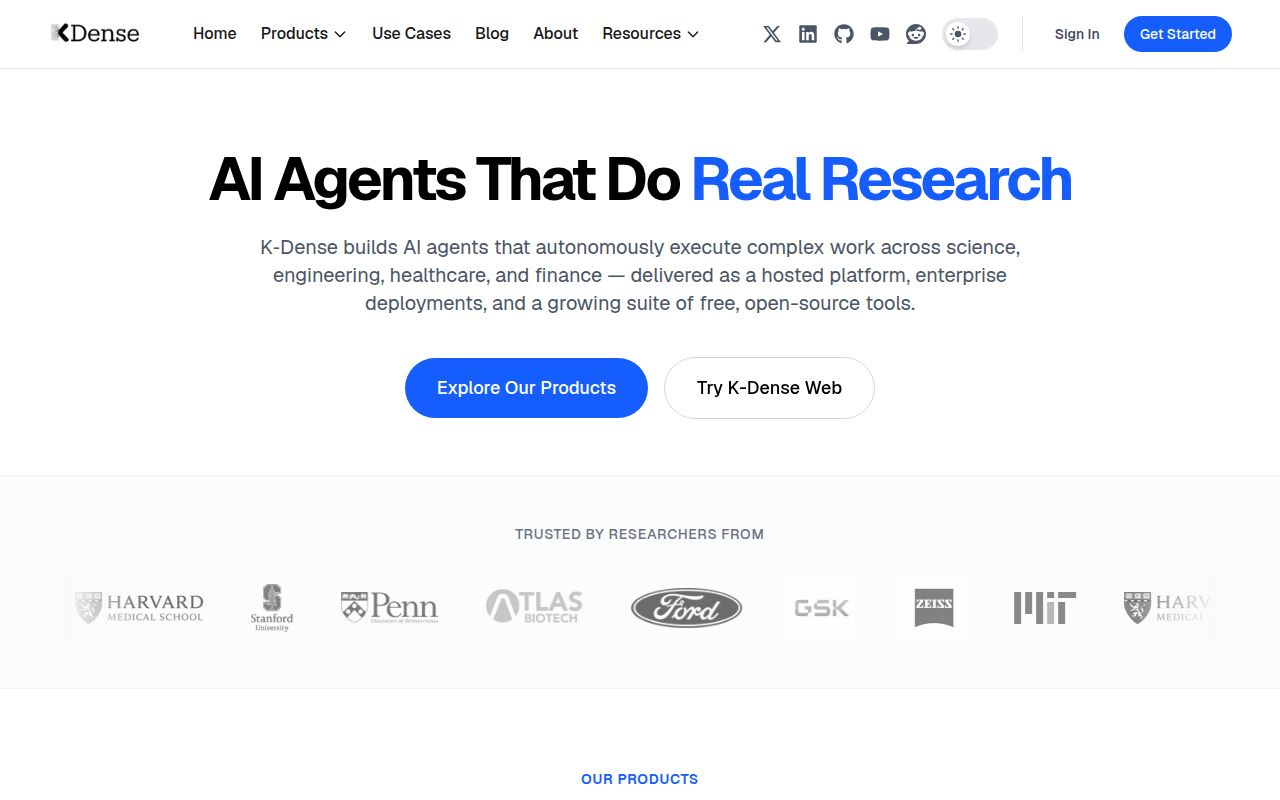 Screenshot of scientific-agent-skills (k-dense.ai)