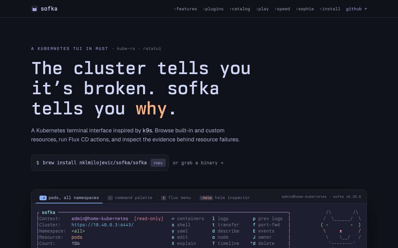 Screenshot of sofka (sofka.rs)