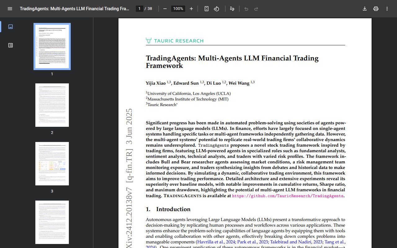 Screenshot of TradingAgents-astock (arxiv.org/pdf/2412.20138)