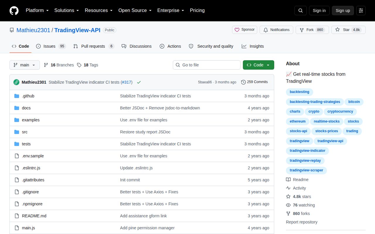 Screenshot of TradingView-API (github.com/Mathieu2301/TradingView-API)