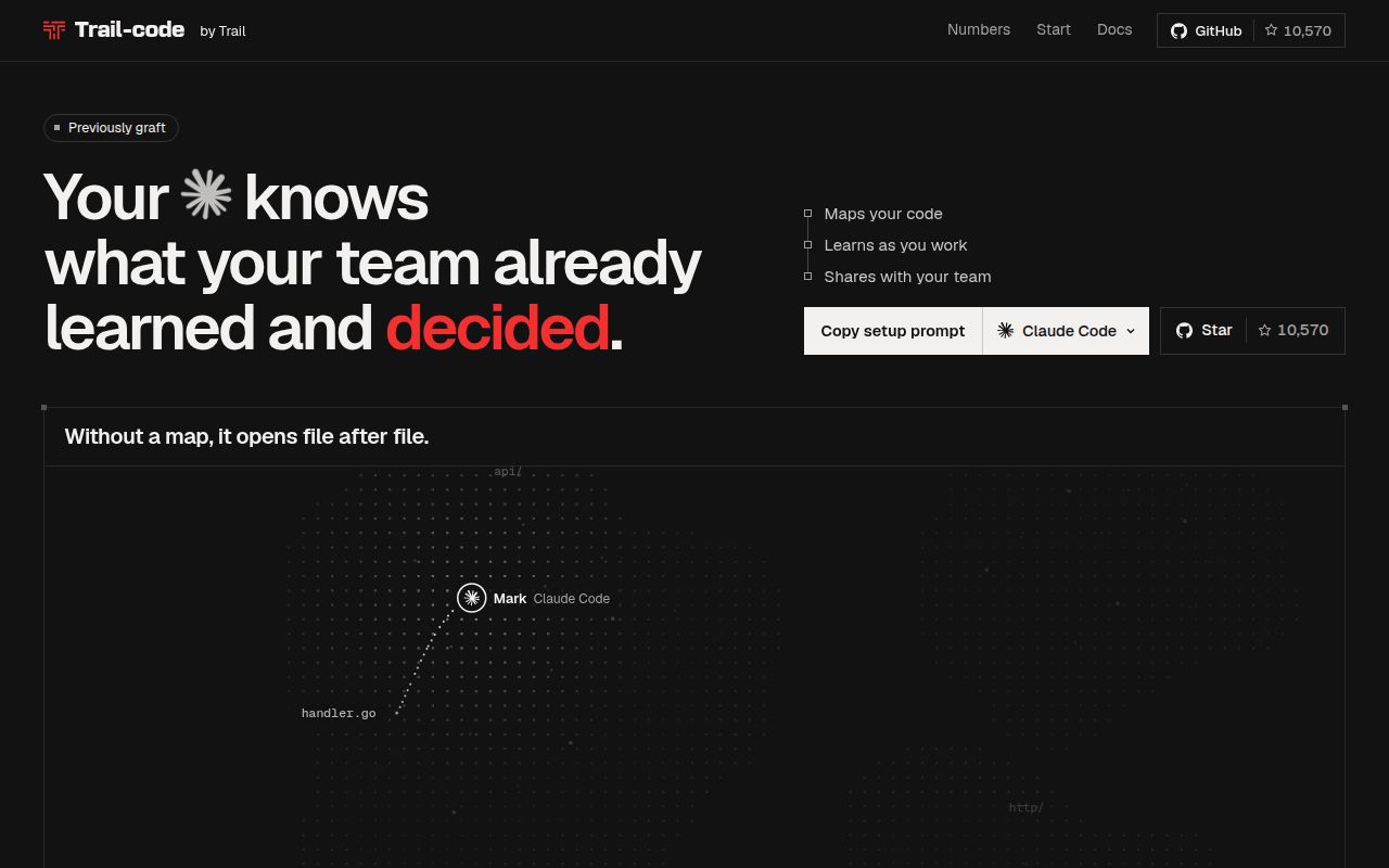 Screenshot of Trail-Code (trailhq.com/graft)