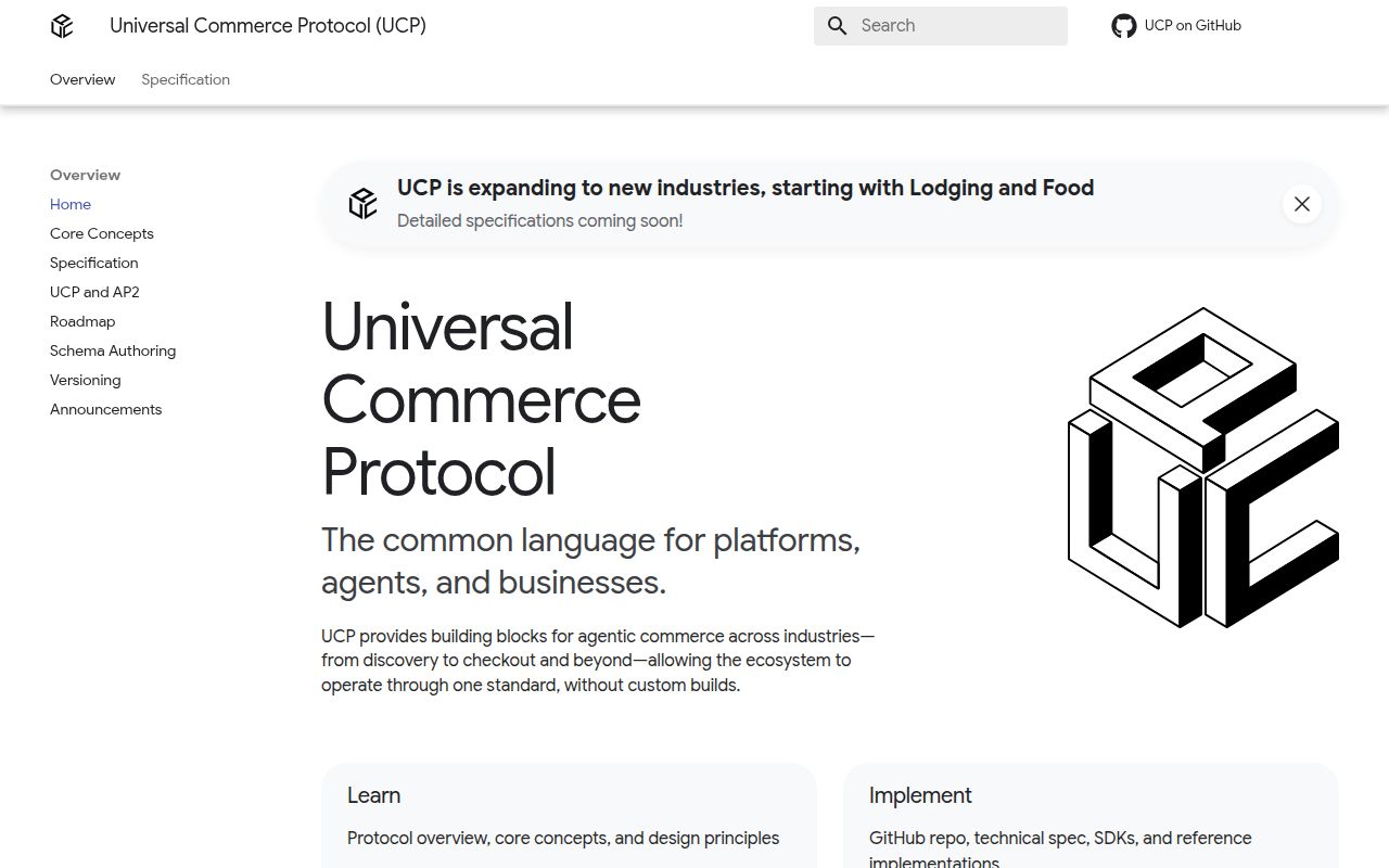 Screenshot of ucp (ucp.dev)