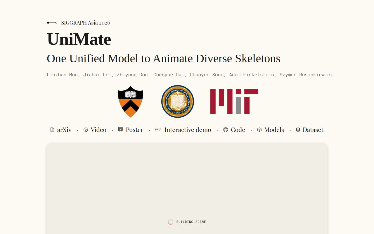 Screenshot of UniMate (linzhanmou.com/unimate)