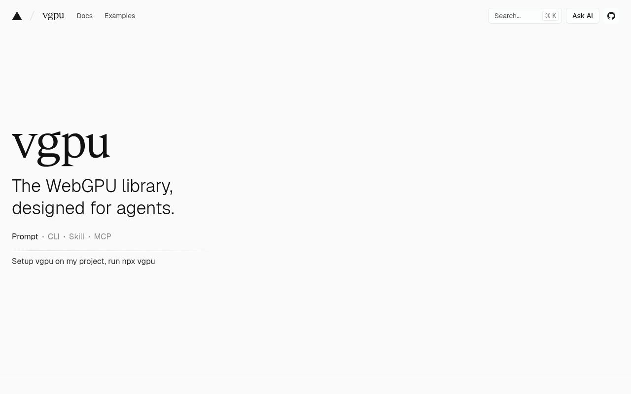 Screenshot of vgpu (vgpu.labs.vercel.dev)