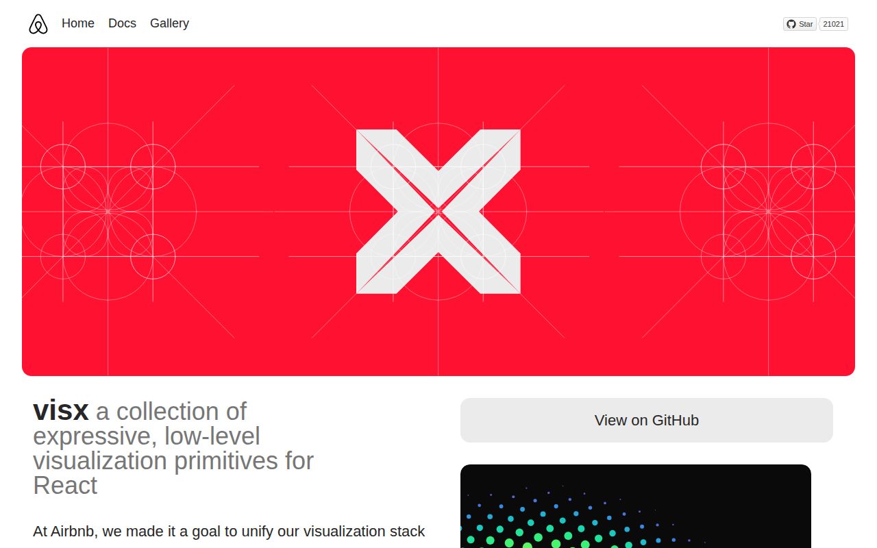 Screenshot of @visx/scale documentation