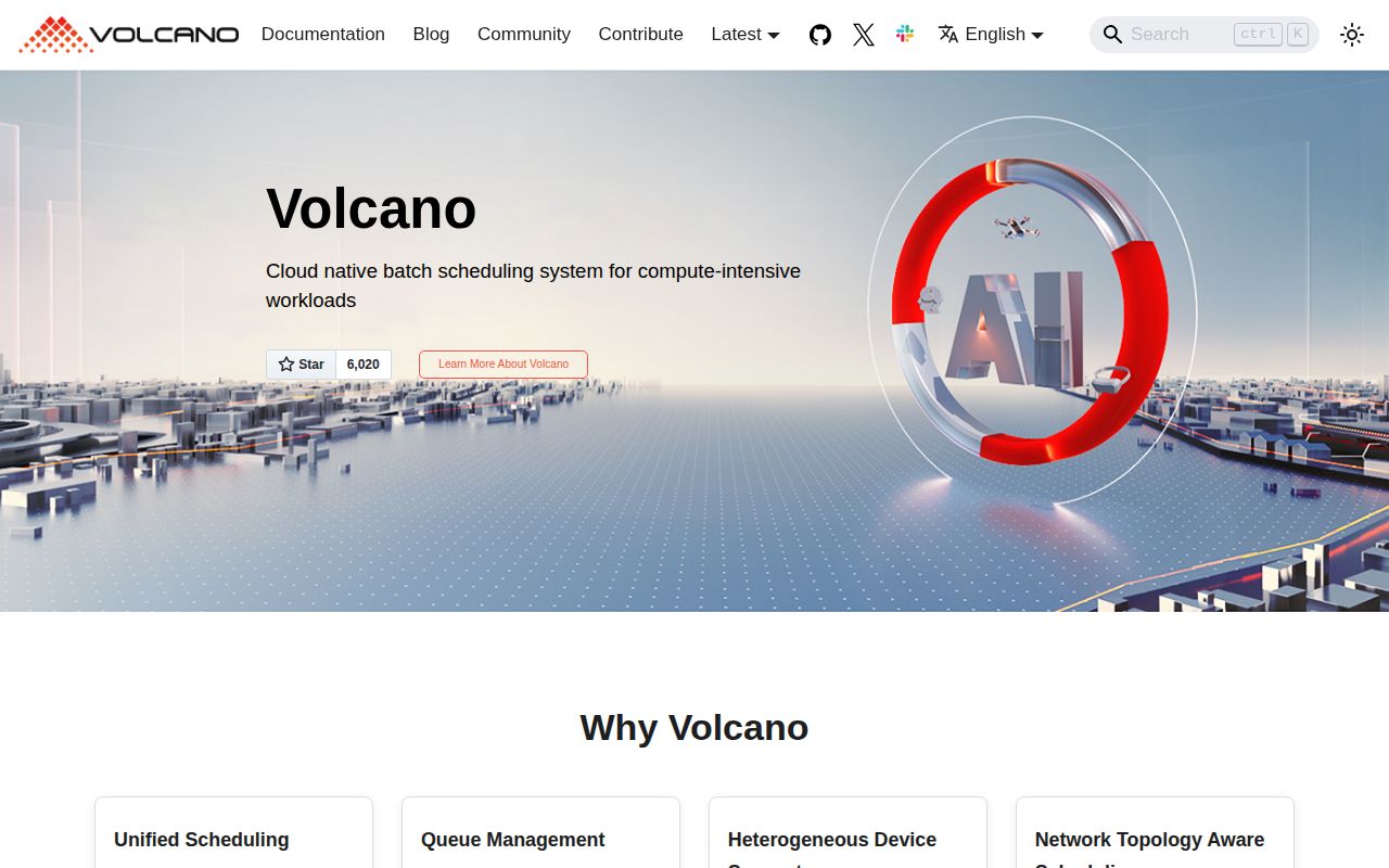 Screenshot of volcano (volcano.sh)