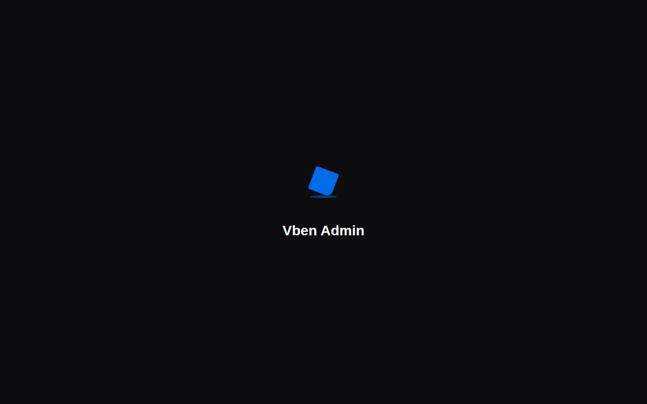 Screenshot of vue-vben-admin (www.vben.pro)