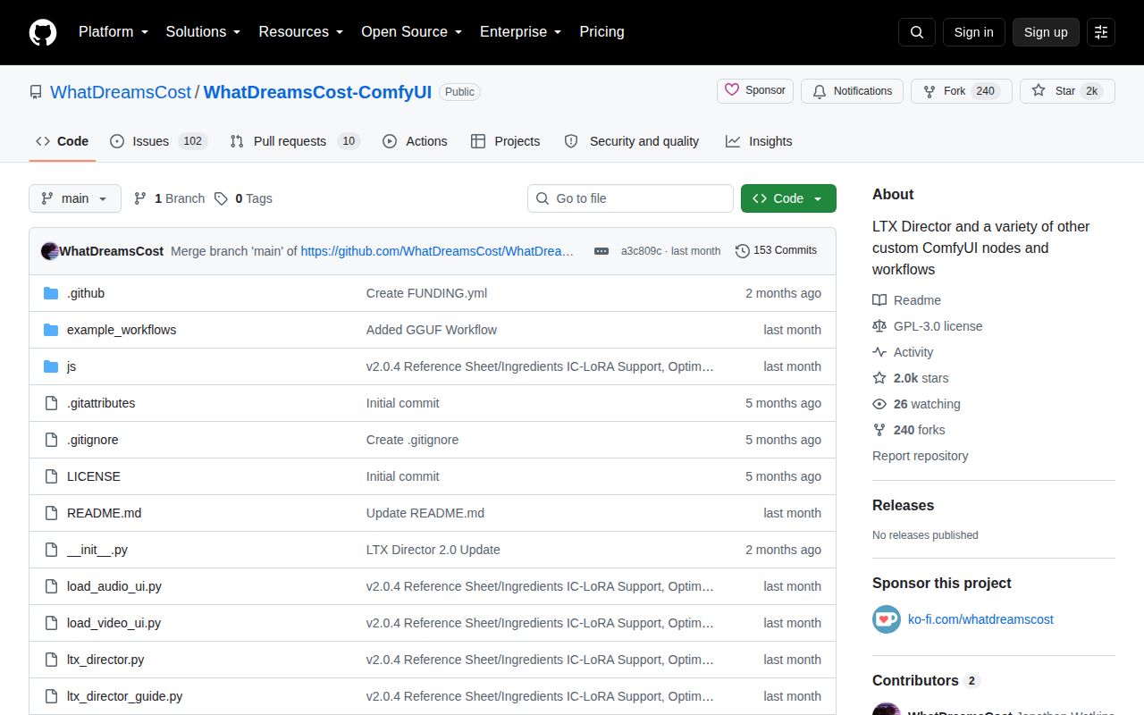 Screenshot of WhatDreamsCost-ComfyUI (github.com/WhatDreamsCost/WhatDreamsCost-ComfyUI)